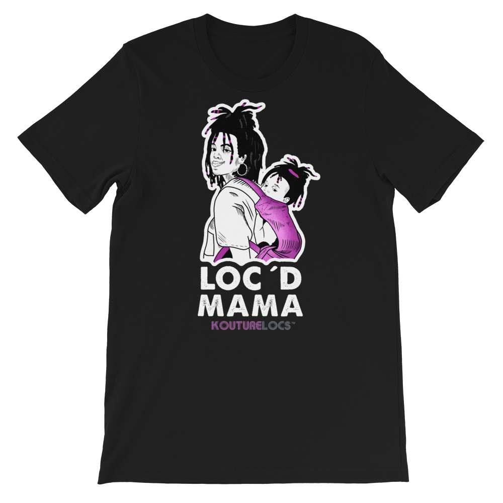 Loc'd Mama - Black T-shirt