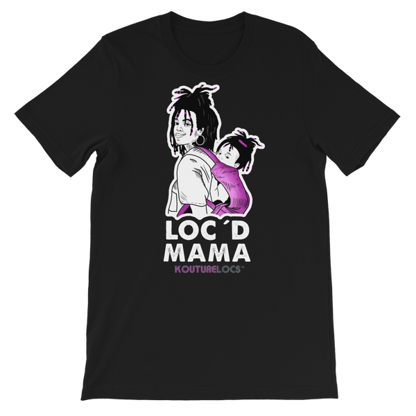 Loc'd Mama - Black T-shirt