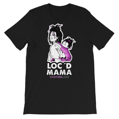Loc'd Mama - Black T-shirt
