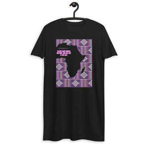 Melanated & Educated & Loc'd T-Shirt Dress for Women