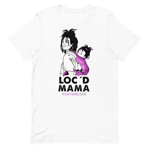 Loc'd Mama- White T-shirt