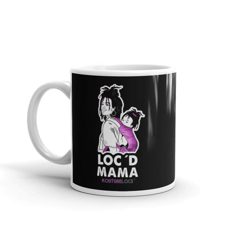 Loc'd Mama-Black Mug