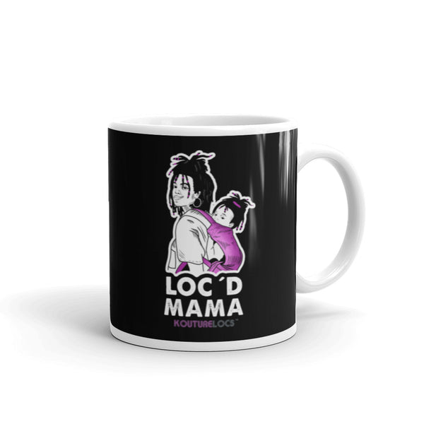 Loc'd Mama-Black Mug