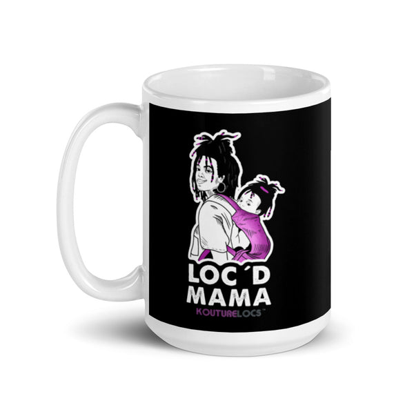 Loc'd Mama-Black Mug