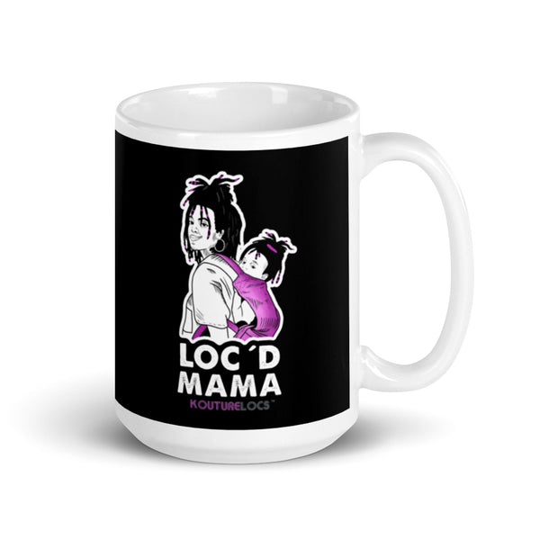 Loc'd Mama-Black Mug